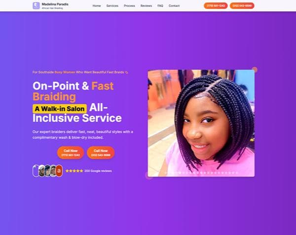 Madelina Paradis African Hair Braiding - Fast Braiding